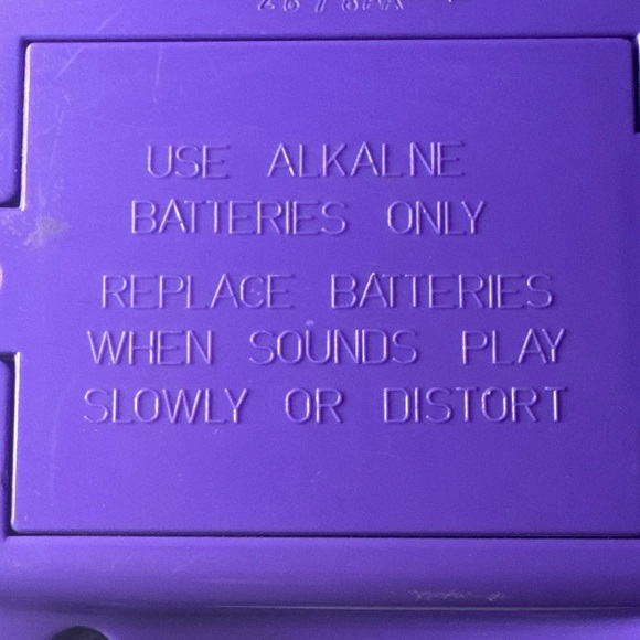 Vintage 1998 Disney Talking Fun ABCs Purple Toy‎ Book - Picture 15 of 16